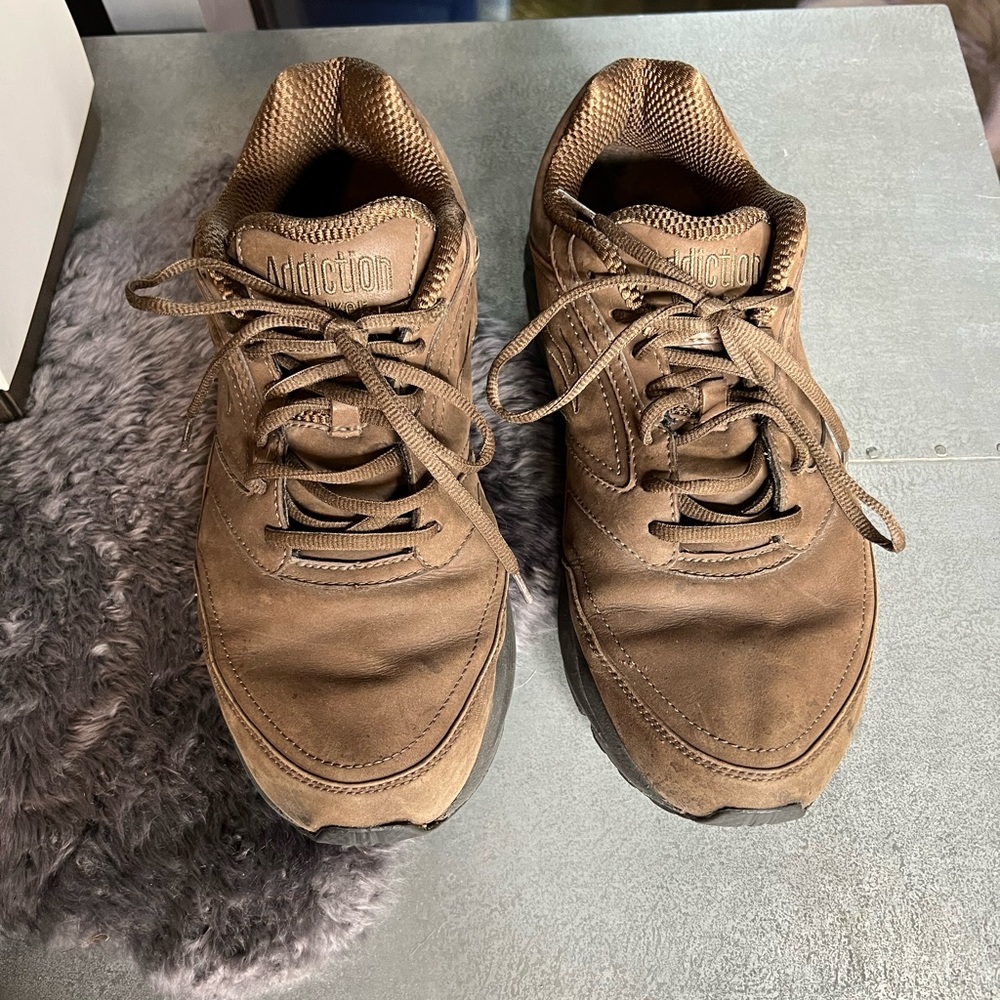 Brooks Addiction Walker Casual Mens Sneakers, Brown, Size 12